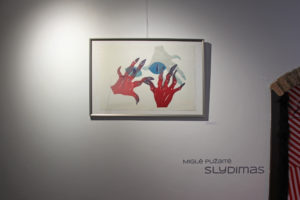 from solo exhibition "Sliding", in Vilnius